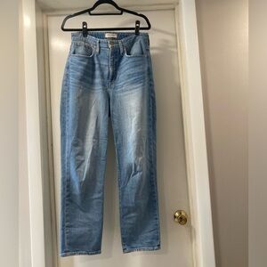 Madewell Tall Curvy Classic Striaght Jean